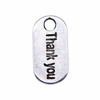 1 Piece Retro Letter Alloy Plating Pendant Jewelry Accessories main image 3