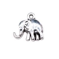 1 Piece Simple Style Elephant Alloy Plating Pendant Jewelry Accessories main image 4
