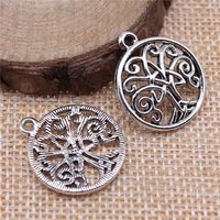 1 Piece Retro Simple Style Tree Alloy Plating Pendant Jewelry Accessories main image 1