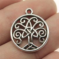 1 Piece Retro Simple Style Tree Alloy Plating Pendant Jewelry Accessories main image 3