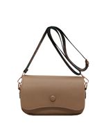 Women's Small Pu Leather Solid Color Vintage Style Square Magnetic Buckle Crossbody Bag main image 3