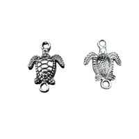 100 Pièces/paquet Mignon Tortue Alliage De Zinc Placage Pendentif Bijoux Accessoires main image 5