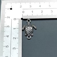 100 Pcs/package Cute Tortoise Zinc Alloy Plating Pendant Jewelry Accessories main image 2