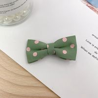 Kid's Simple Style Bow Knot Cotton Hair Clip sku image 2