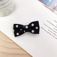 Kid's Simple Style Bow Knot Cotton Hair Clip sku image 5