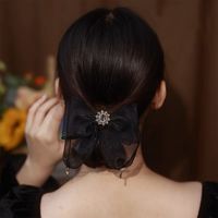 Women's Lady Solid Color Cloth Bowknot Hair Tie main image 5
