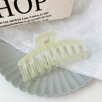 Women's Simple Style Solid Color Arylic Hair Claws sku image 3