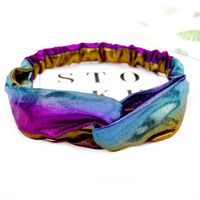 Women's Streetwear Round Colorful Cloth Hair Band sku image 1