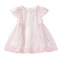 Princesa Color Sólido Poliéster Gasa Vestidos Para Niñas sku image 2