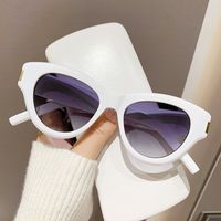 Simple Style Color Block Pc Cat Eye Full Frame Women's Sunglasses sku image 7