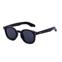 Lässig Einfacher Stil Farbblock Pc Ovaler Rahmen Vollbild Männer Sonnenbrille sku image 2
