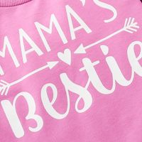 Simple Style Letter Cotton Blend Hoodies & Sweaters main image 5