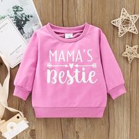 Simple Style Letter Cotton Blend Hoodies & Sweaters main image 1