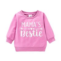 Simple Style Letter Cotton Blend Hoodies & Sweaters main image 2