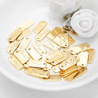 1 Piece Simple Style Letter Copper Plating Pendant Jewelry Accessories main image 1