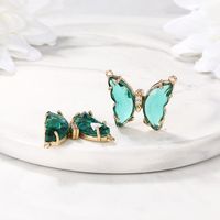 1 Piece Ig Style Sweet Butterfly Copper Plating Inlay Pendant Jewelry Accessories main image 5