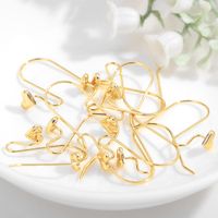 1 Pair Copper Solid Color Earrings Accessories Simple Style main image 5