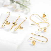 1 Pair Copper Solid Color Earrings Accessories Simple Style main image 1