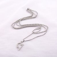 Simple Style Lightning 304 Stainless Steel Polishing Men's Double Layer Necklaces main image 5