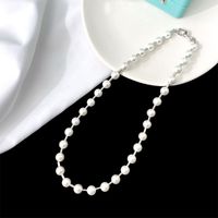 Einfacher Stil Perle Künstliche Perle Künstliche Perlen Frau Halskette main image 4