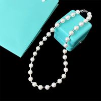 Einfacher Stil Perle Künstliche Perle Künstliche Perlen Frau Halskette sku image 1