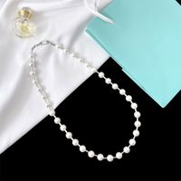 Einfacher Stil Perle Künstliche Perle Künstliche Perlen Frau Halskette main image 5