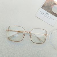 Simple Style Geometric Pc Resin Square Full Frame Optical Glasses sku image 3