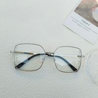 Simple Style Geometric Pc Resin Square Full Frame Optical Glasses sku image 5