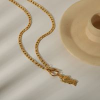 Vintage-stil Buddha Rostfreier Stahl 18 Karat Vergoldet Halskette Mit Anhänger main image 3