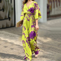 Women's Daily Fashion Flower Full Length Printing Jumpsuits main image 5