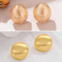 1 Pair Simple Style Geometric Copper Ear Studs main image 1