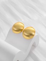 1 Pair Simple Style Geometric Copper Ear Studs main image 6