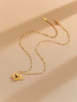 Einfacher Stil Herzform Kupfer 18 Karat Vergoldet Halskette Mit Anhänger main image 4