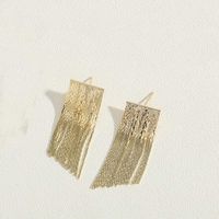 1 Pair Elegant Glam Tassel Heart Shape Rhombus Plating Copper 14k Gold Plated Drop Earrings main image 6