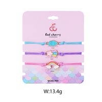 Décontractée Mignon Animal Arc-En-Ciel Forme De Cœur Alliage Corde Émail Femmes Bracelets sku image 1