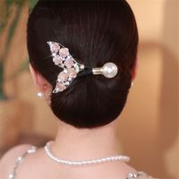 Women's Lady Wings Alloy Inlay Artificial Diamond Curling Iron sku image 12