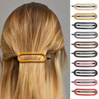 Women's Casual Simple Style Quadrilateral Arylic Hair Clip main image 7