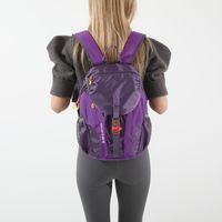 Large Color Block Casual School Daily Women's Backpack sku image 2