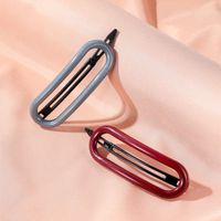 Women's Casual Simple Style Quadrilateral Arylic Hair Clip main image 5