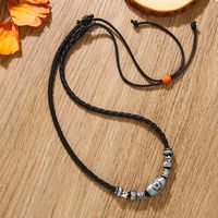 Casual Sports Football Pu Leather Alloy Men's Long Necklace sku image 1