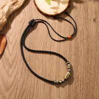 Casual Sports Football Pu Leather Alloy Men's Long Necklace sku image 2