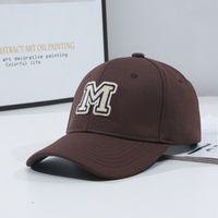 Unisex Casual Hip-hop Commute Letter Handmade Patch Curved Eaves Baseball Cap main image 4