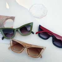 Simple Style Geometric Pc Resin Cat Eye Full Frame Women's Sunglasses main image 5