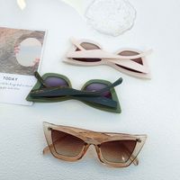 Simple Style Geometric Pc Resin Cat Eye Full Frame Women's Sunglasses main image 4