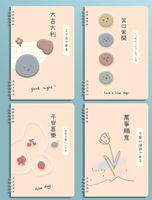 1 Set Letter Class Learning Raw Wood Pulp Novelty Notebook sku image 9