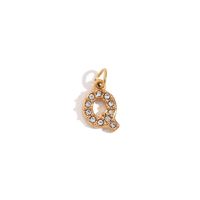 1 Piece Stainless Steel Rhinestones 18K Gold Plated Inlay Polished Pendant sku image 19