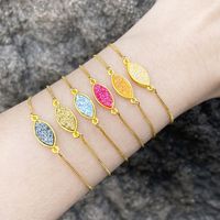 Simple Style Geometric Copper Plating 18k Gold Plated Bracelets main image 1