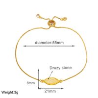 Simple Style Geometric Copper Plating 18k Gold Plated Bracelets sku image 2