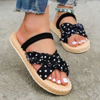 Mujeres Casual Lunares Punta Redonda Sandalias Casuales Sandalias De Moda sku image 6