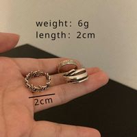 Wholesale Jewelry Retro Cool Style Geometric Alloy Rings main image 2